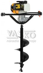 Zemn vrtk motorov s vrtkom 25 cm, 49,8 cm3, GEKO