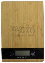 Kuchynská bambusová váha, LCD displej, 5 kg 23x16 cm, GEKO