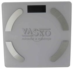 Osobn vha sklenen s bluetooth, LCD displej, 180 kg, GEKO