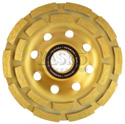 Brsny diamantov kot 125 mm dvojradov bez zvitu, na betn, HEIDMAN