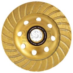 Brsny diamantov kot 125 mm TURBO, bez zvitu, na betn, HEIDMAN