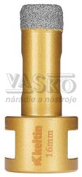 Vrtk diamantov korunkov, zvit M14 do uhlovej brsky priemer 16 mm, GEKO
