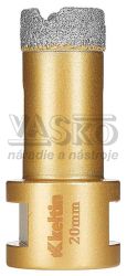 Vrtk diamantov korunkov, zvit M14 do uhlovej brsky priemer 20 mm, GEKO