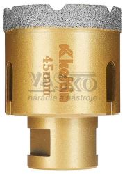 Vrtk diamantov korunkov, zvit M14 do uhlovej brsky priemer 45 mm, GEKO