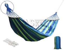 Z�hradn� hojdacia sie� pre 2 osoby s drevenou stabiliz�ciou 190x150cm 200kg, GEKO