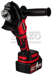Akumul�torov� uhlov� br�ska 125 mm, bezuhl�kov�, 2x 4Ah, 1x nab�ja�ka, MAR-POL