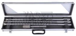 Sada vrtkov SDS-max, 12x600, 20x600, 22x600 + adaptr z SDS-max na SDS-plus, MAR-POL