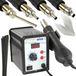Teplovzdun zvraka plastov, vkon 700 W, nastavenia teploty 100-500C, MAR-POL
