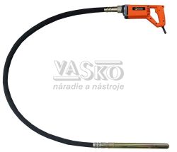 Vibrtor do betnu 1.250 W, upnanie maticou, 4.500 ot/min, hadica 2 m, priemer 35 mm,