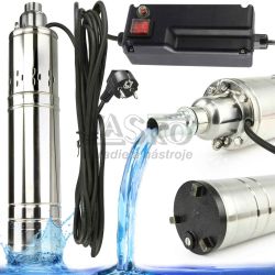 erpadlo na vodu ponorn, 230V/50Hz, 28,5l/min, vtlak 70 m, 1100W, priemer 10cm, MAR-POL