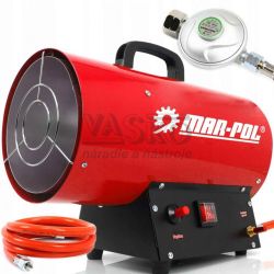 Teplogenertor plynov spotreba plynu 0,65kg/h, vkon 15kW, 320m3/h, MAR-POL