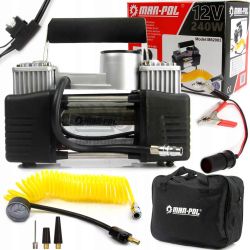 Automobilov kompresor do zsuvky 12V, maximlny tlak 10 barov,  MAR-POL