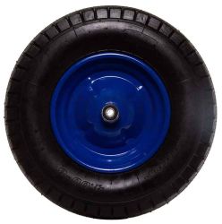 Nafukovacie koleso s lo�iskami, otvor 10 mm, priemer 400 mm, ��rka 90 mm, modr�