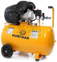 Kompresor olejov� 2-piestov� 2,2 kW, 530 l/min, 230V, vzdu�n�k 100 litrov, HURAGAN