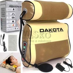 Vibran masna poduka pod hlavu, naptie 12V, 1600 mAh, vkon 24W, materil eko koa