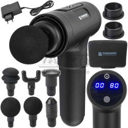 Vibran masna pito + 6 hlv, 1 800 mAh, ierna, PM-MAS-1800BM, POWERMAT