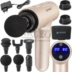 Vibran masna pito + 6 hlv, 1 800 mAh, farba zlat, PM-MAS-1800GM, POWERMAT