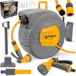 Samonavjac zvesn bubon so zhradnou hadicou 20 m, PM-ABNW-20T, POWERMAT