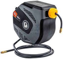 Nav�jac� bubon s dr�iakom na stenu s hadicou na vzduch, 8 x 12 mm, d�ka 20 m, POWERMAT