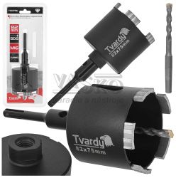 Vrtk diamantov korunkov so stredovm vrtkom, priemer 82 mm, upnanie SDS+, M16, TVARDY