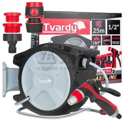 Navíjací bubon s držiakom na stenu so záhradnou 1/2 Navíjací bubon s držiakom na stenu so záhradnou 1/2