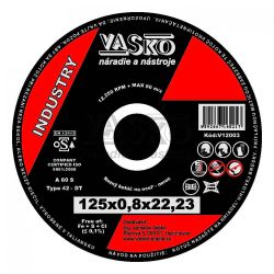 Rezn kot na kov a nerez 125 x 0,8 x 22,2  INDUSTRY