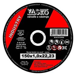 Rezn kot na kov a nerez 150 x 1,0 x 22,2  INDUSTRY