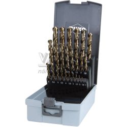 25-d. sada vrt�kov do kovu 1-13 mm, kobaltov�, plastov� krabi�ka, TERRAX